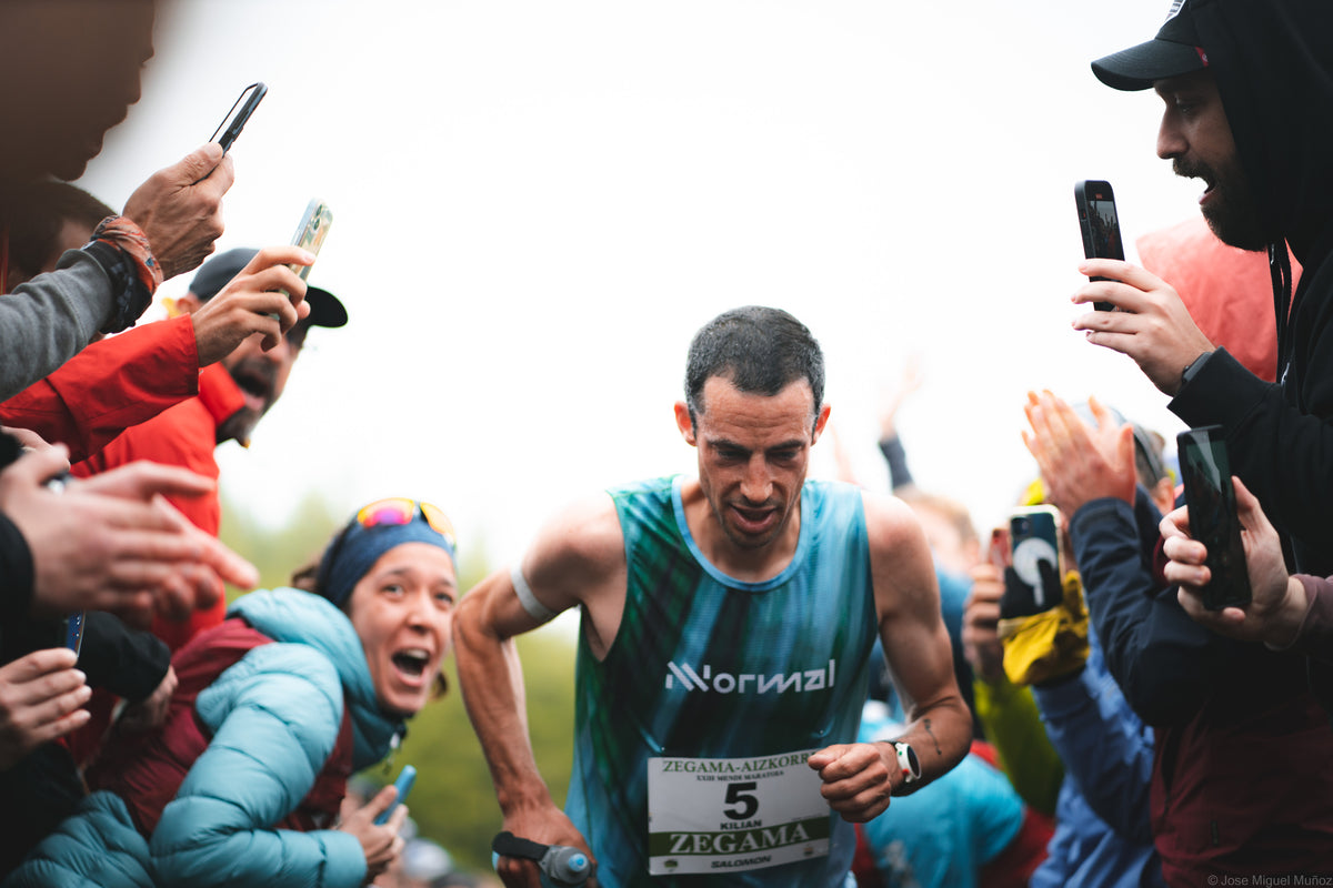 Kilian Jornet racing at Zegama-Aizkorri