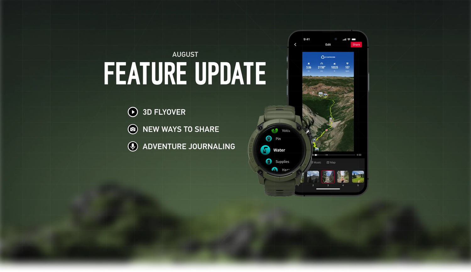 August 2025 Feature Update from COROS