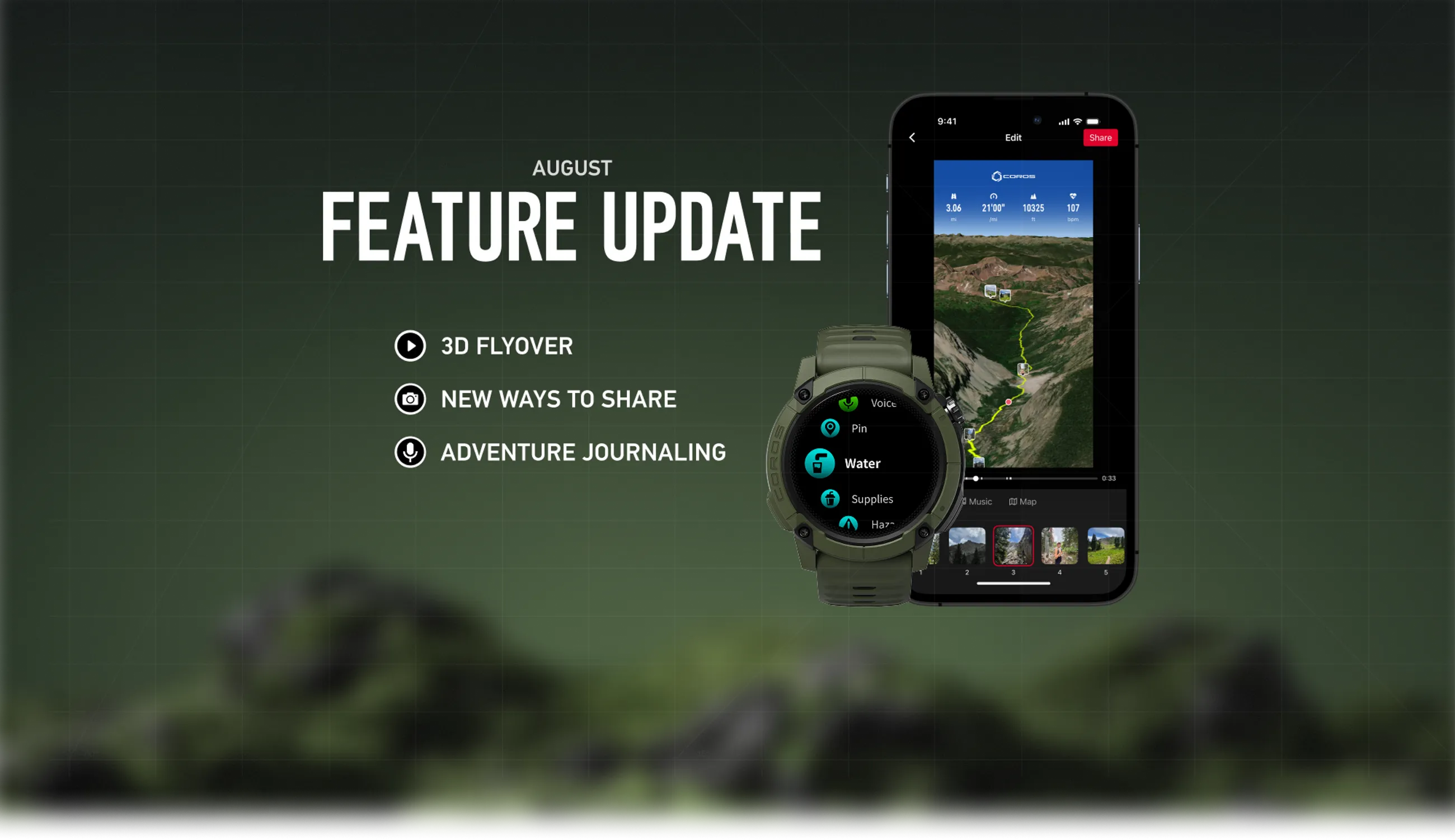 August 2025 Feature Update from COROS