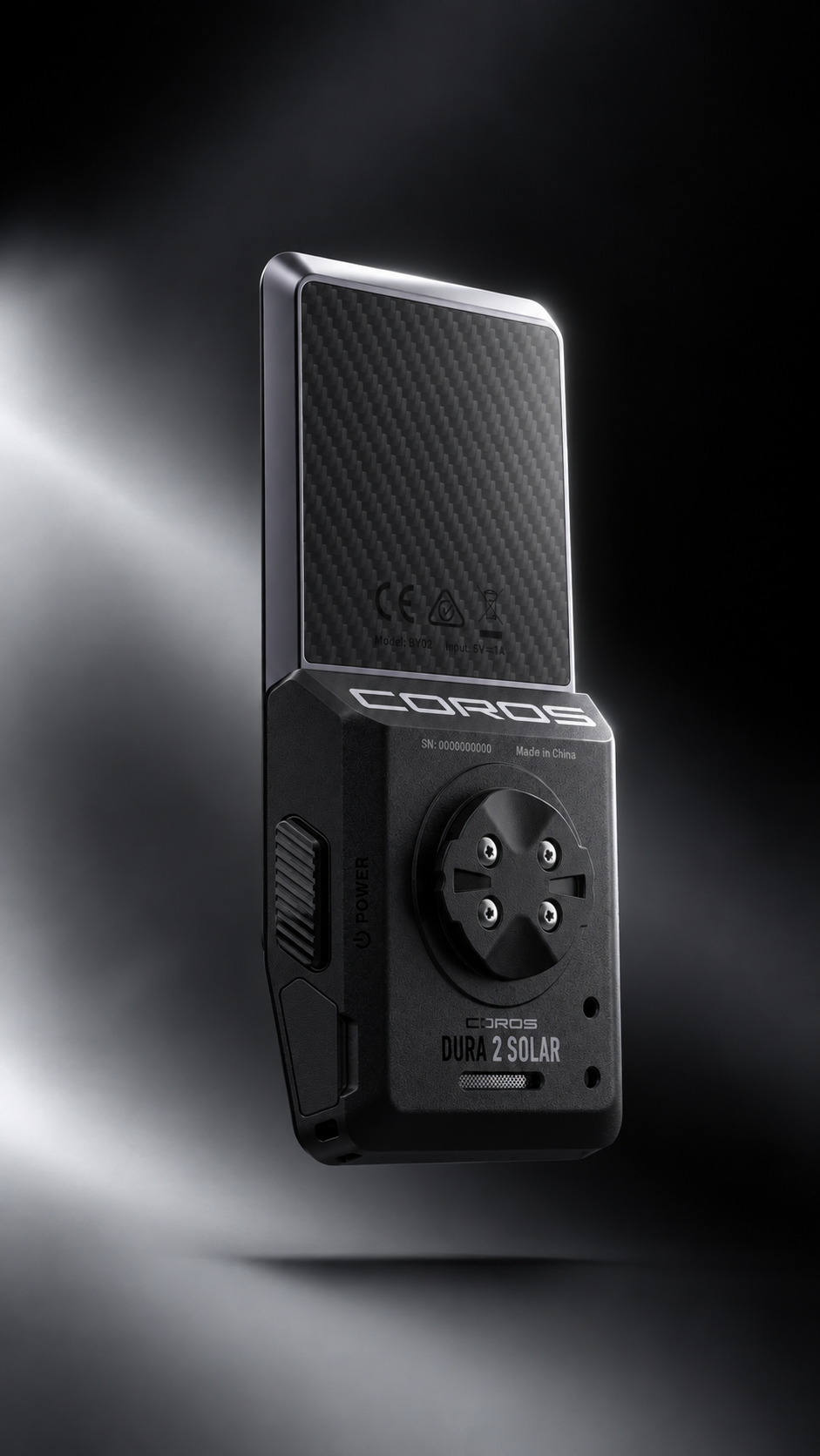 dura2-carbon-hd: Woven carbon fibre backplate of DURA 2 SOLAR